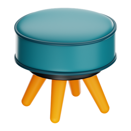 Stool  3D Icon