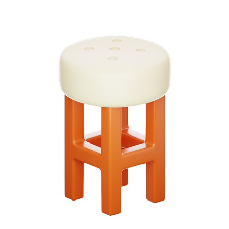 Stool  3D Icon