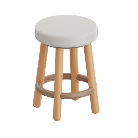 Stool  3D Icon