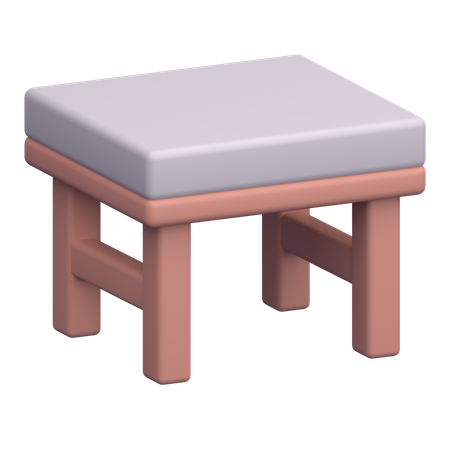 Stool  3D Icon