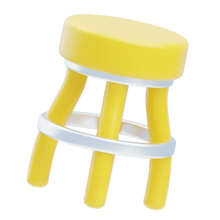 Stool  3D Icon