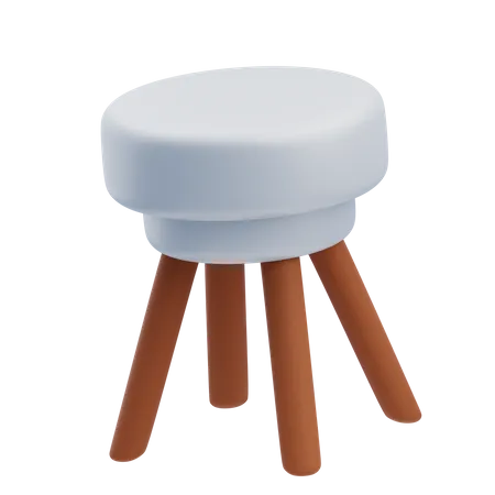 Stool  3D Icon