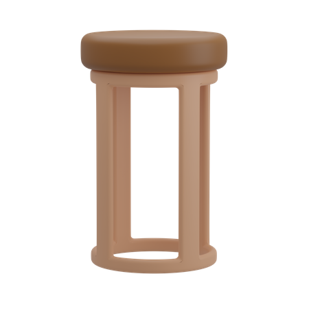 Stool  3D Illustration