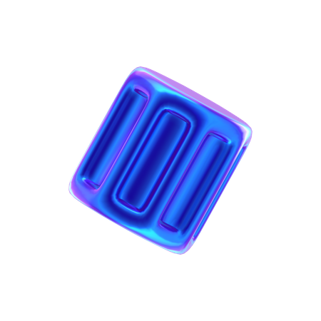 Stool Abstract Shape  3D Icon