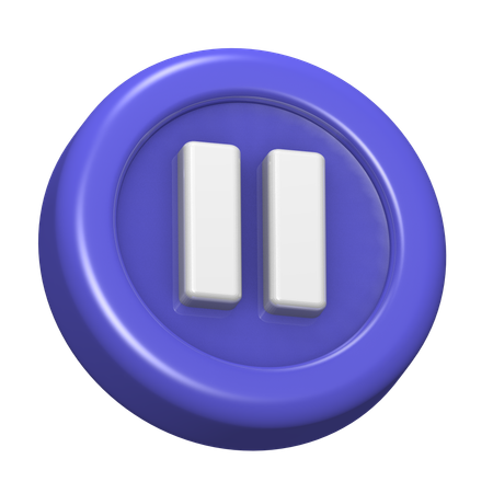 Stop  3D Icon