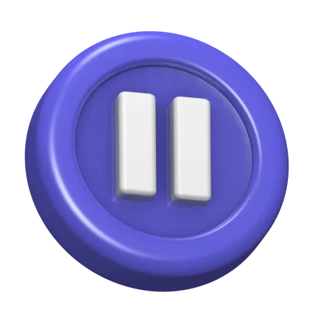 Stop  3D Icon