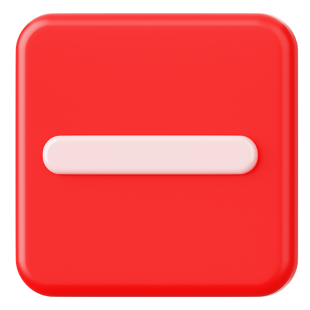 Stop  3D Icon