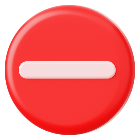 Stop  3D Icon
