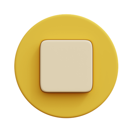 Stop  3D Icon