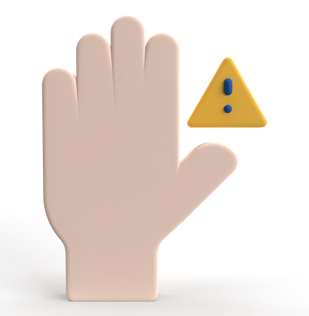 Stop  3D Icon