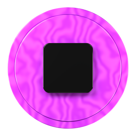 Stop Button  3D Icon