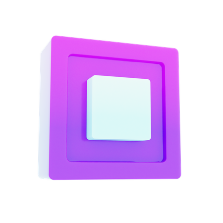 Stop Button  3D Icon