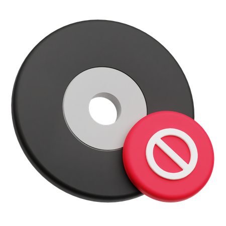 Stop Cd  3D Icon