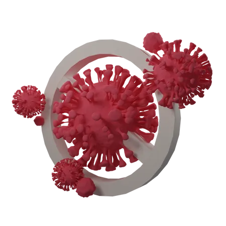 Stop Coronavirus 3D Illustration