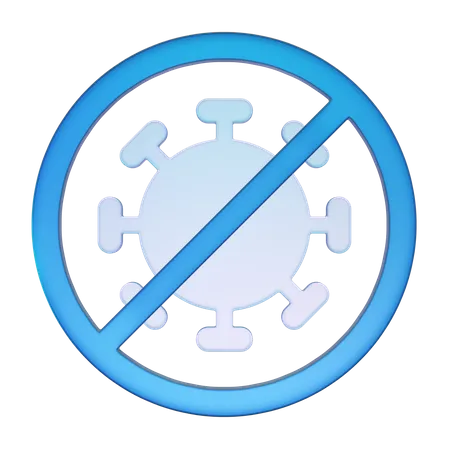 Stop Coronavirus  3D Icon