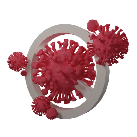 Stop Coronavirus  3D Illustration