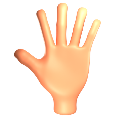 Stop gesture  3D Icon