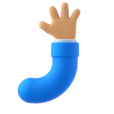 Stop gesture  3D Icon