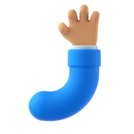 Stop gesture  3D Icon