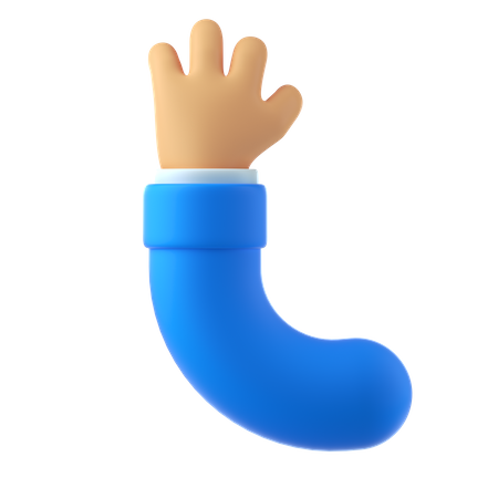 Stop gesture  3D Icon