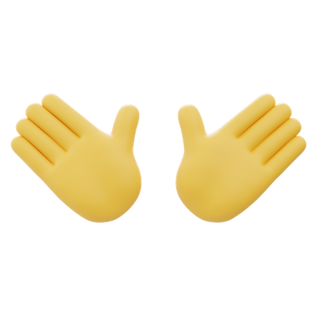 Stop Hand Gesture  3D Icon