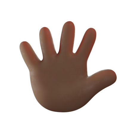 Stop Hand Gesture  3D Illustration