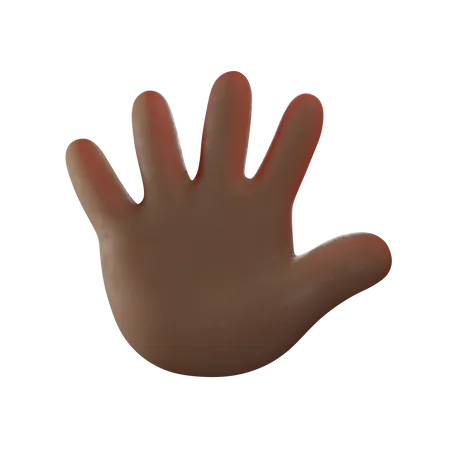 Stop Hand Gesture  3D Illustration