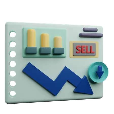 Stop Loss  3D Icon