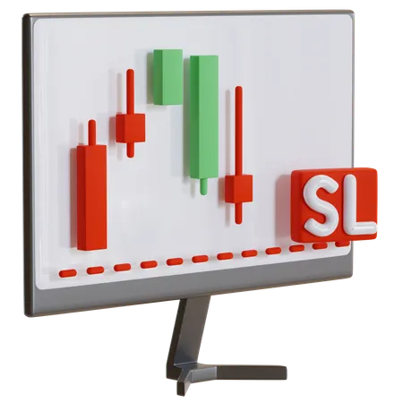 Stop Loss  3D Icon