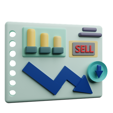 Stop Loss  3D Icon