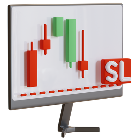 Stop Loss  3D Icon