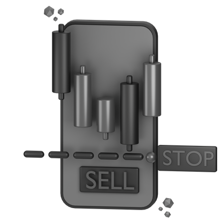 Stop Loss Order  3D Icon