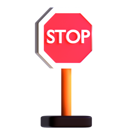 一時停止標識  3D Icon