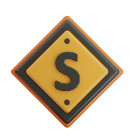 Stop Sign  3D Icon