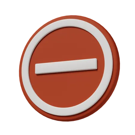 Stop Sign  3D Icon