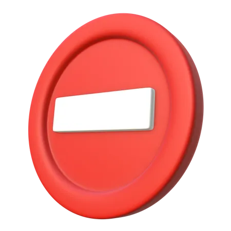 Stop Sign  3D Icon