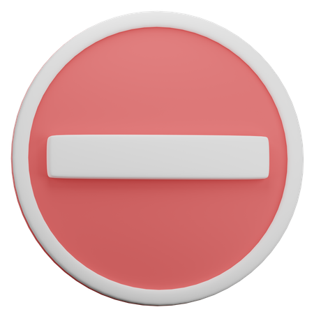 Stop Sign  3D Icon