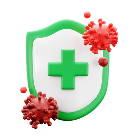 Stop Virus Infection  3D Icon