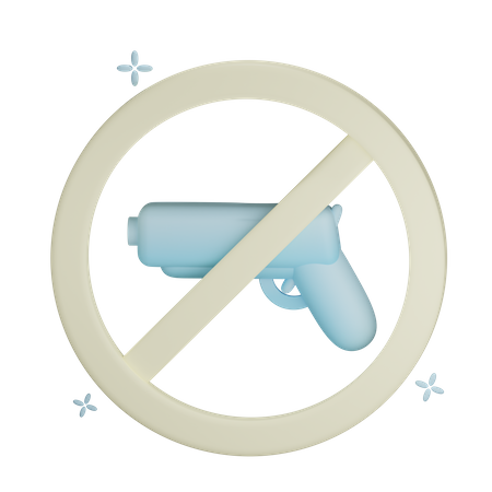 Stop War Weapon  3D Icon