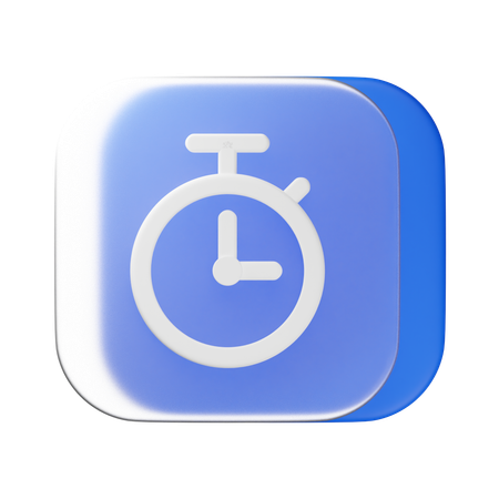 Stop Watch  3D Icon