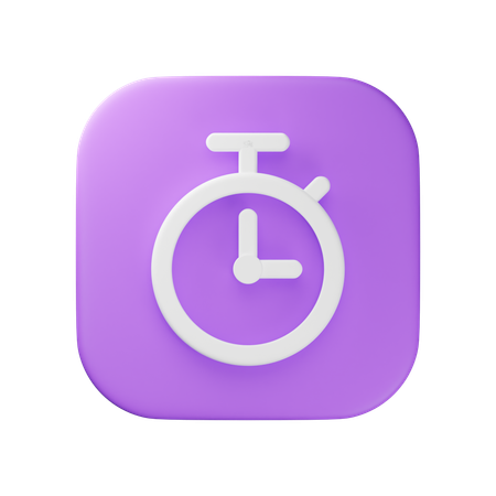 Stop Watch  3D Icon