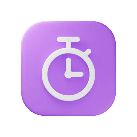 Stop Watch  3D Icon