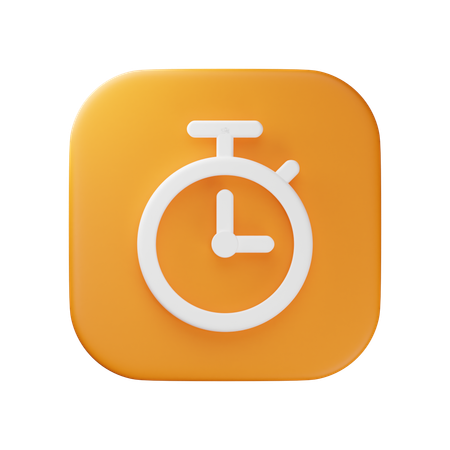 Stop Watch  3D Icon