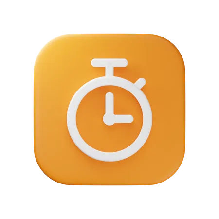 Stop Watch  3D Icon