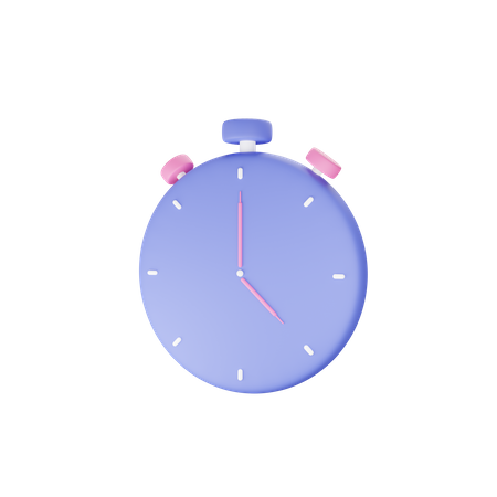 Stop Watch  3D Illustration