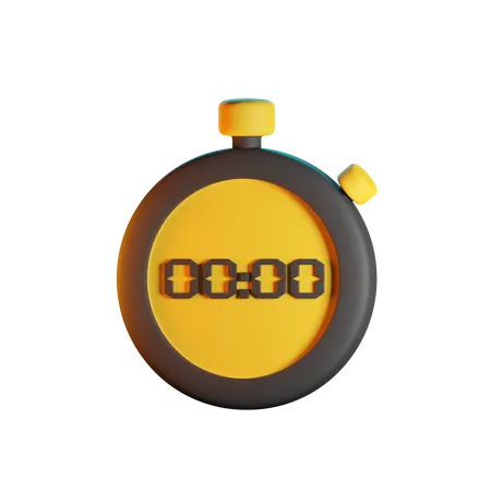 Stop Watch  3D Icon