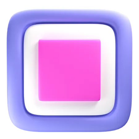 Stopptaste  3D Icon