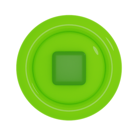 Stopptaste  3D Icon