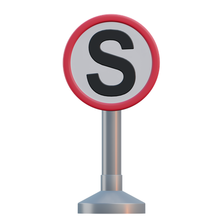 Stoppschild  3D Icon