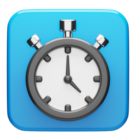 Stoppuhr  3D Icon